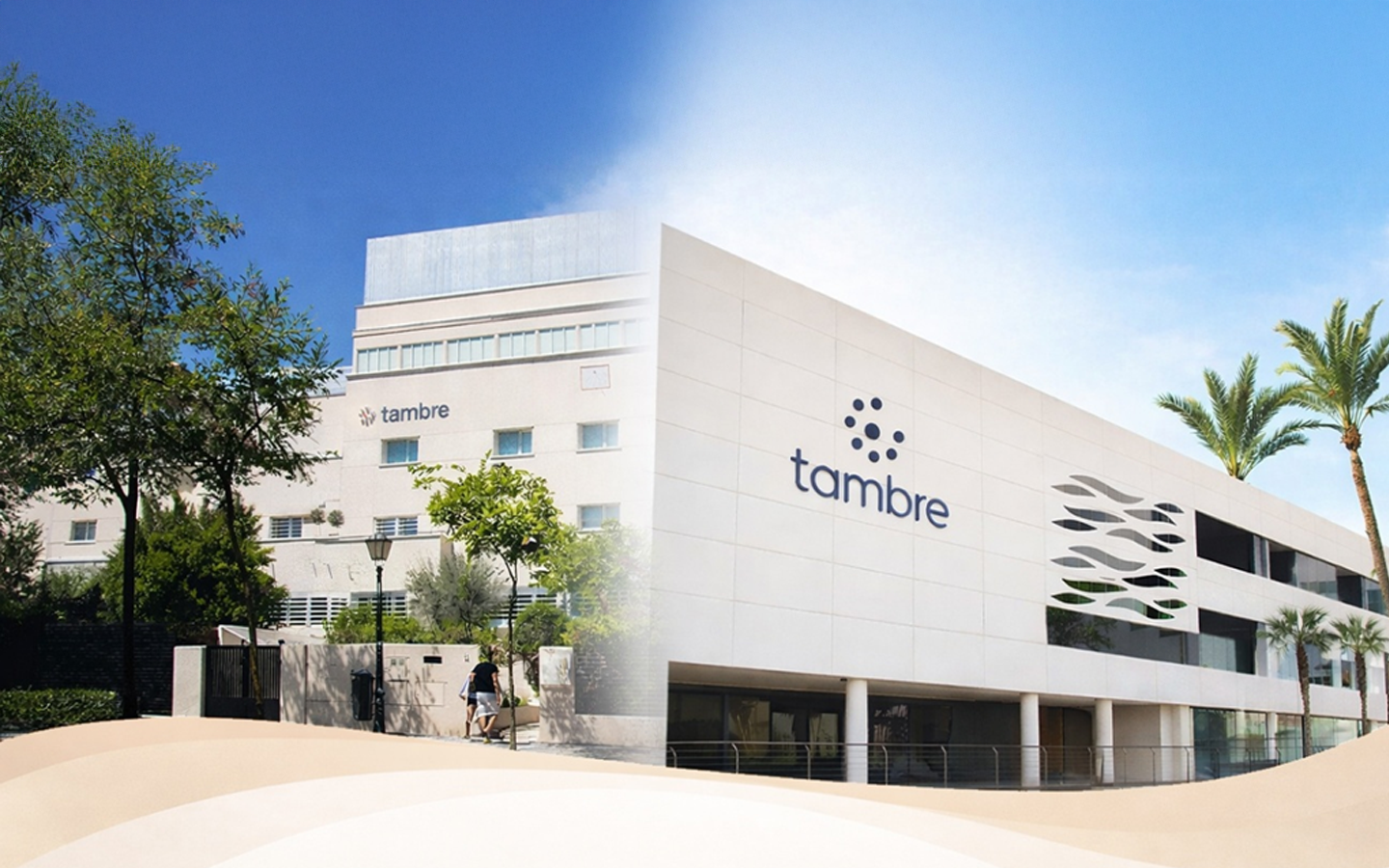 Fachadas Tambre Madrid y Tambre Alicante montaje fotos